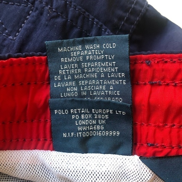Polo by Ralph Lauren Mens Navy Swim Trunk Size XL - Picture 9 of 14